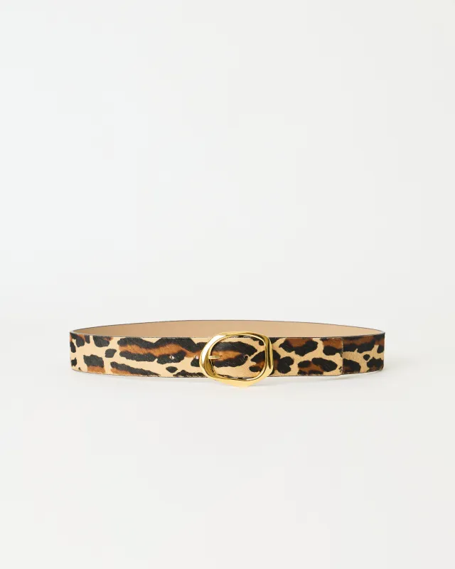 EDMOND MINI CALF-HAIR LEATHER BELT sold by B-Low the Belt