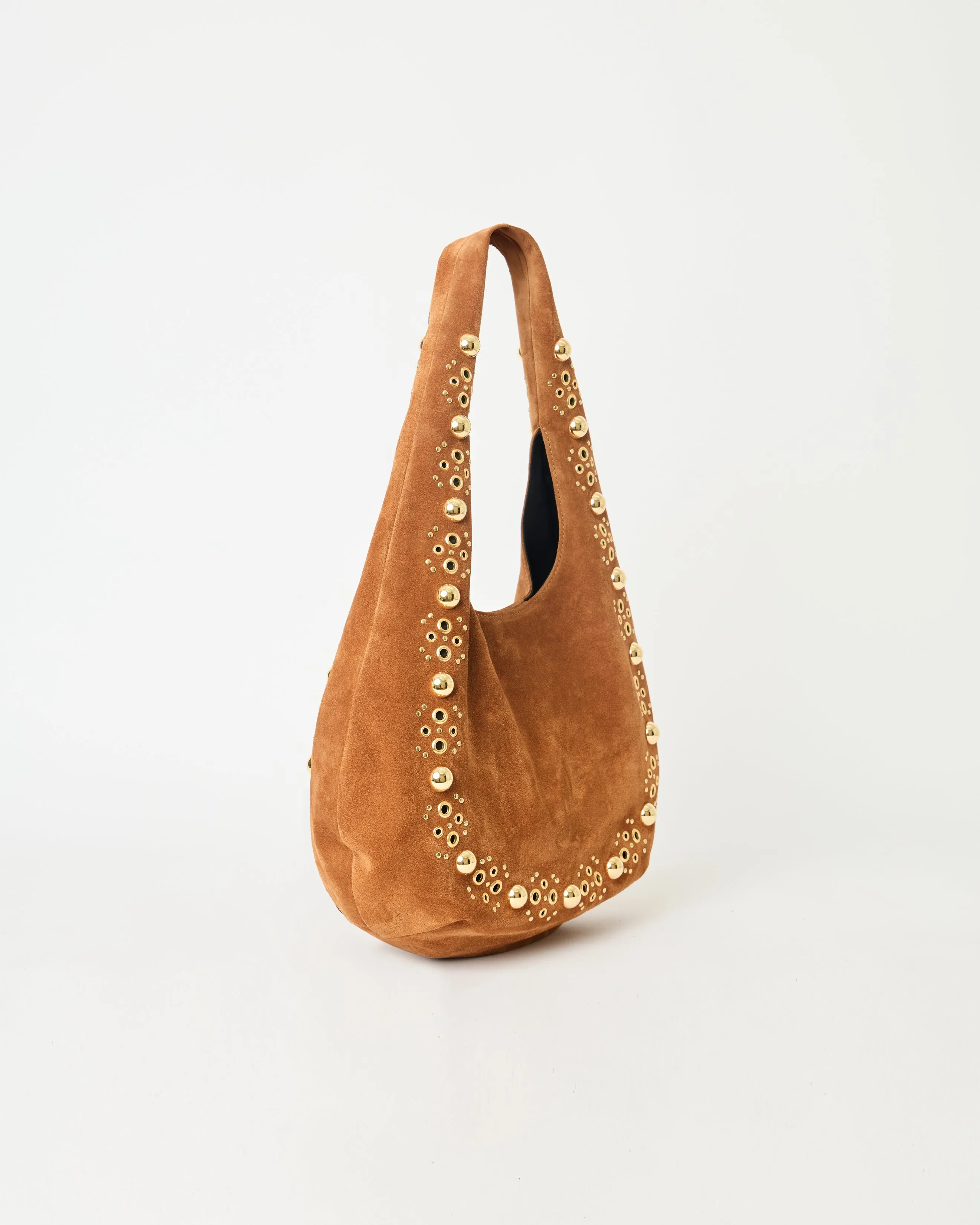 INEZ STUDDED SUEDE HOBO sold by B-Low the Belt product image thumbnail 2