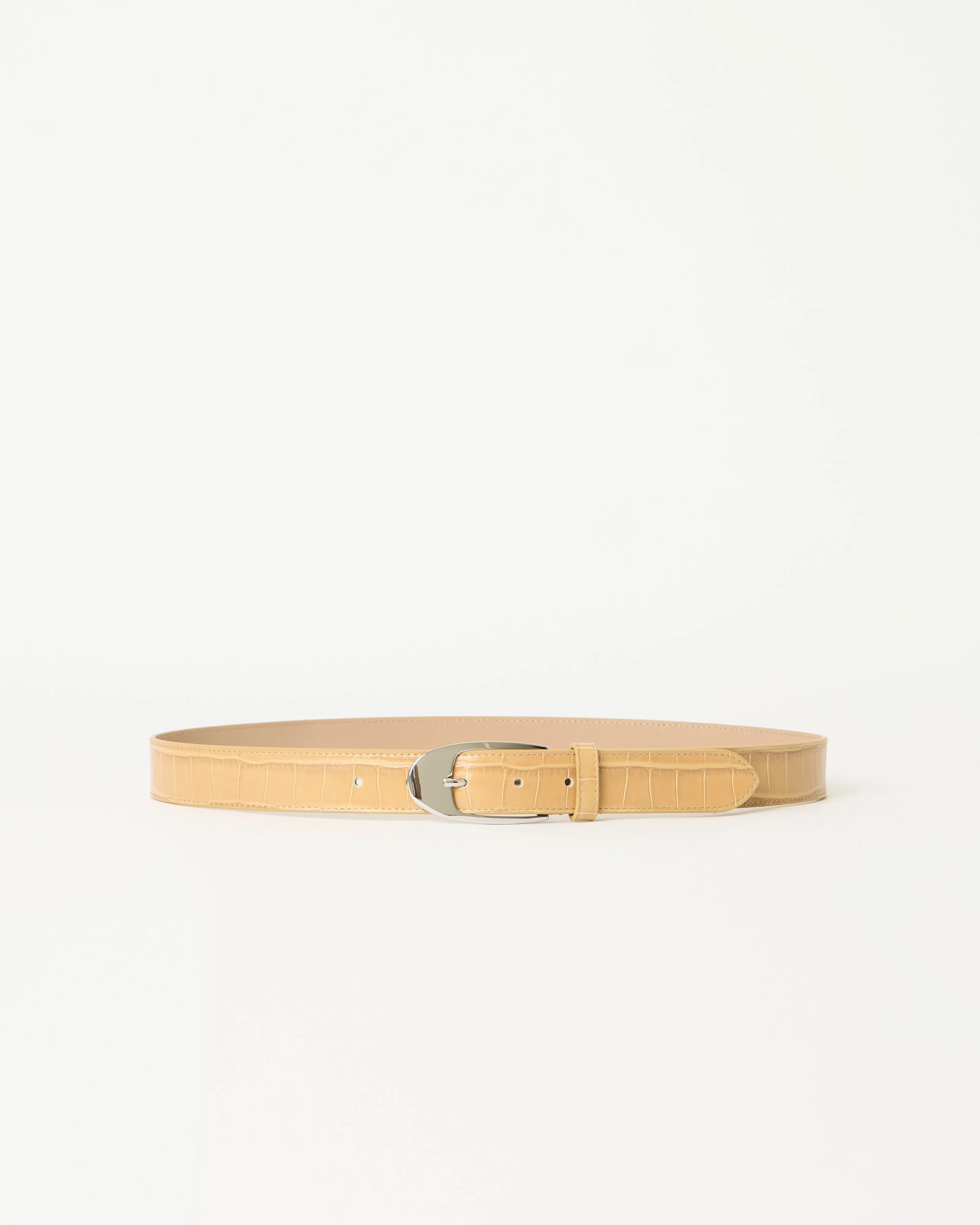JOSHUA CROCO LEATHER BELT sold by B-Low the Belt