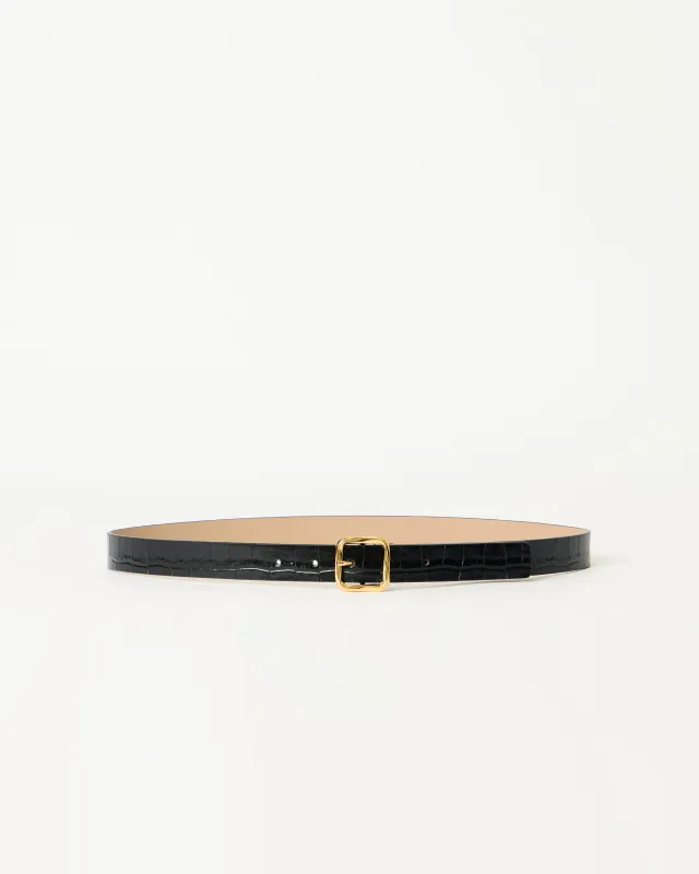 ELLIE CROCO LEATHER BELT sold by B-Low the Belt