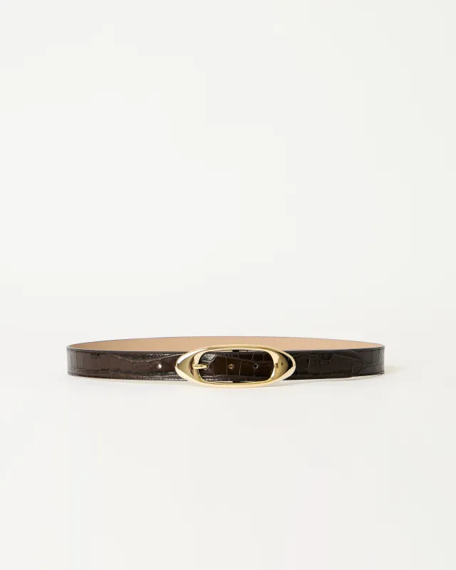 CANDICE CROCO LEATHER BELT sold by B-Low the Belt
