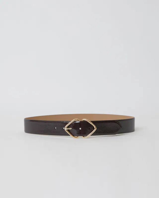 LIVIA GLOSS LEATHER BELT sold by B-Low the Belt