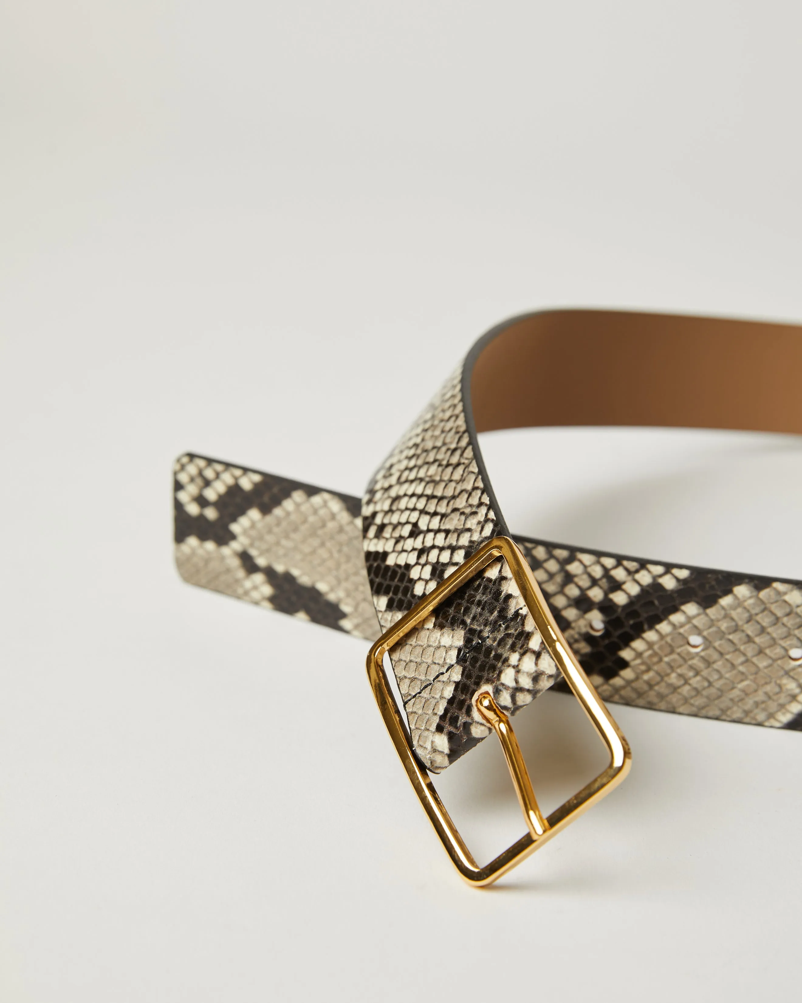 MILLA PYTHON LEATHER BELT sold by B-Low the Belt product image thumbnail 2