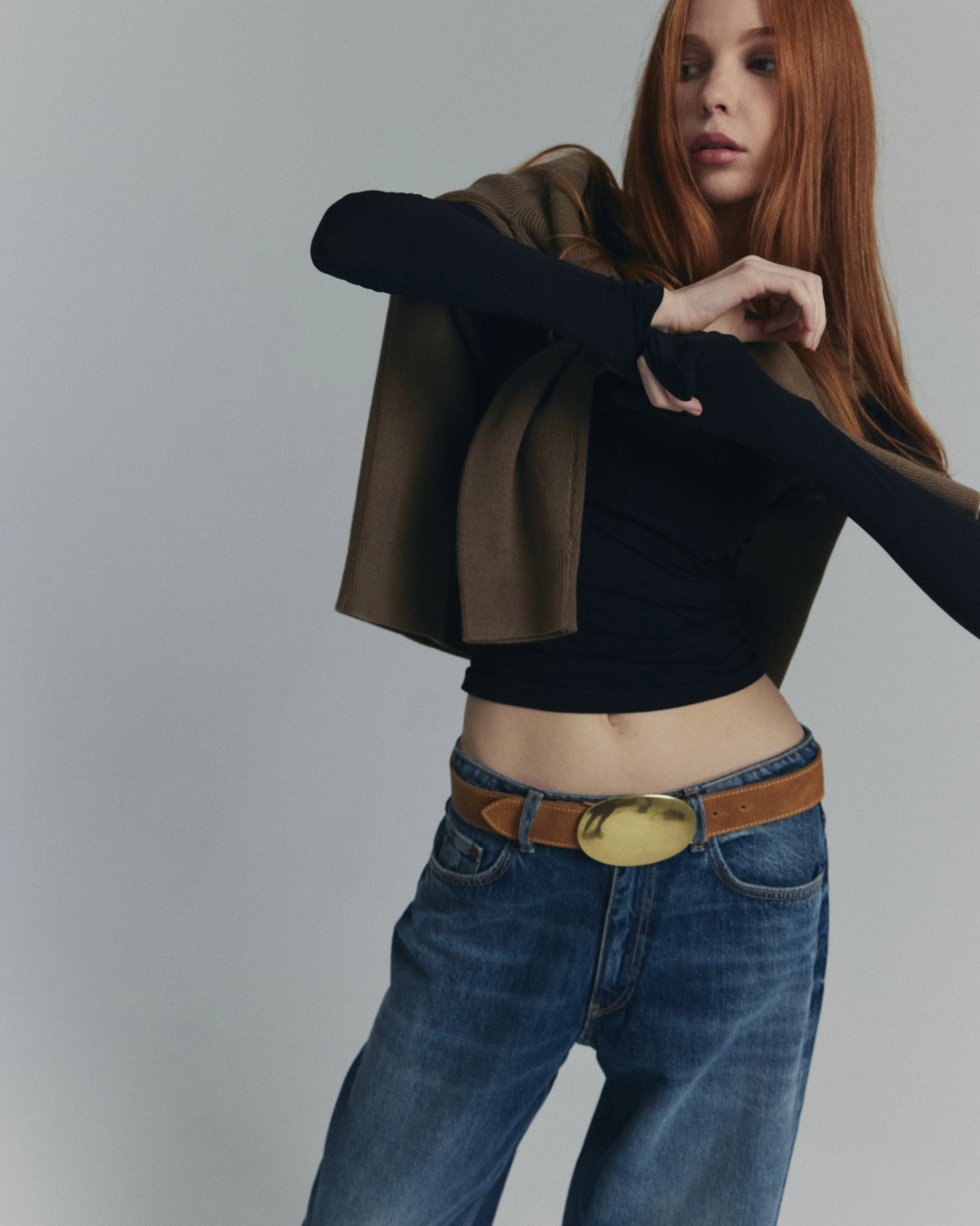 MYRA WASHED LEATHER BELT sold by B-Low the Belt product image thumbnail 3