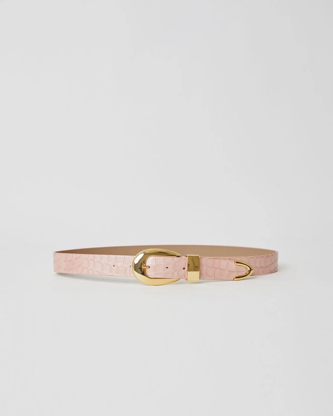 VICTORIA CROCO LUSTER LEATHER BELT (FINAL SALE) sold by B-Low the Belt product image thumbnail 5