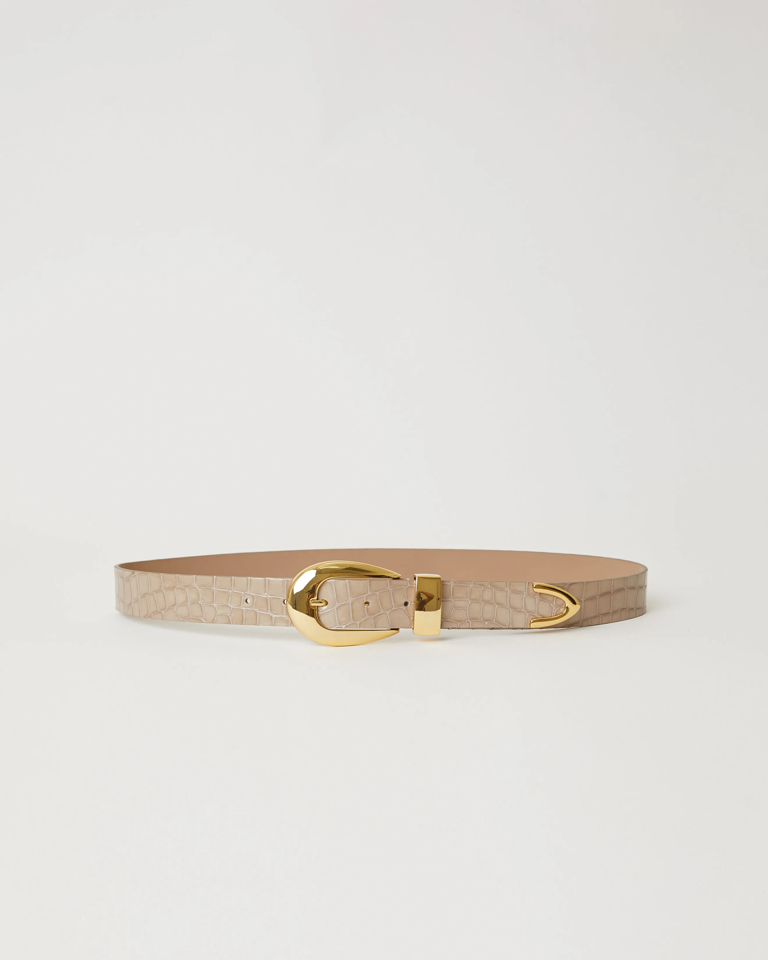 VICTORIA CROCO LUSTER LEATHER BELT (FINAL SALE) sold by B-Low the Belt product image thumbnail 3