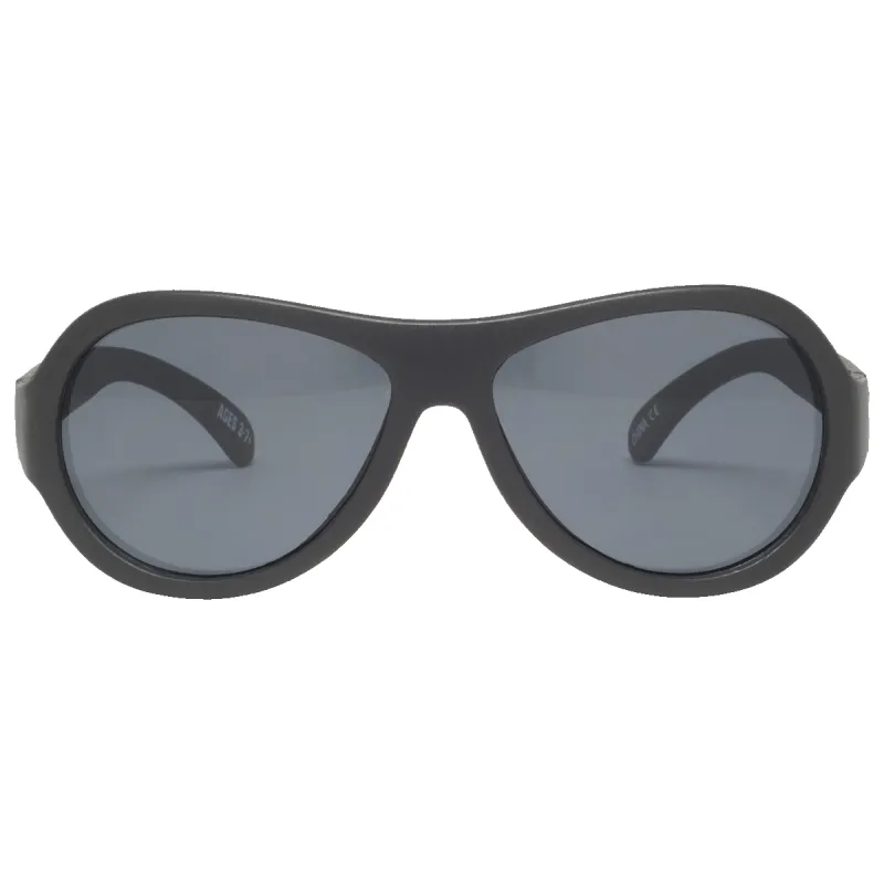 Jet Black Aviator sold by Babiators