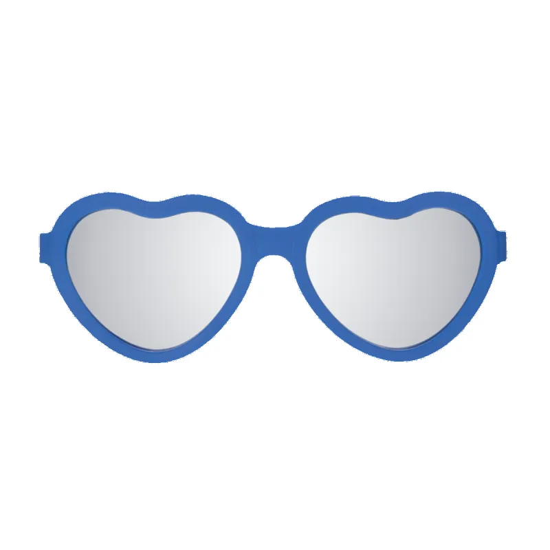 Good As Blue Heart | Silver Mirrored Lenses sold by Babiators