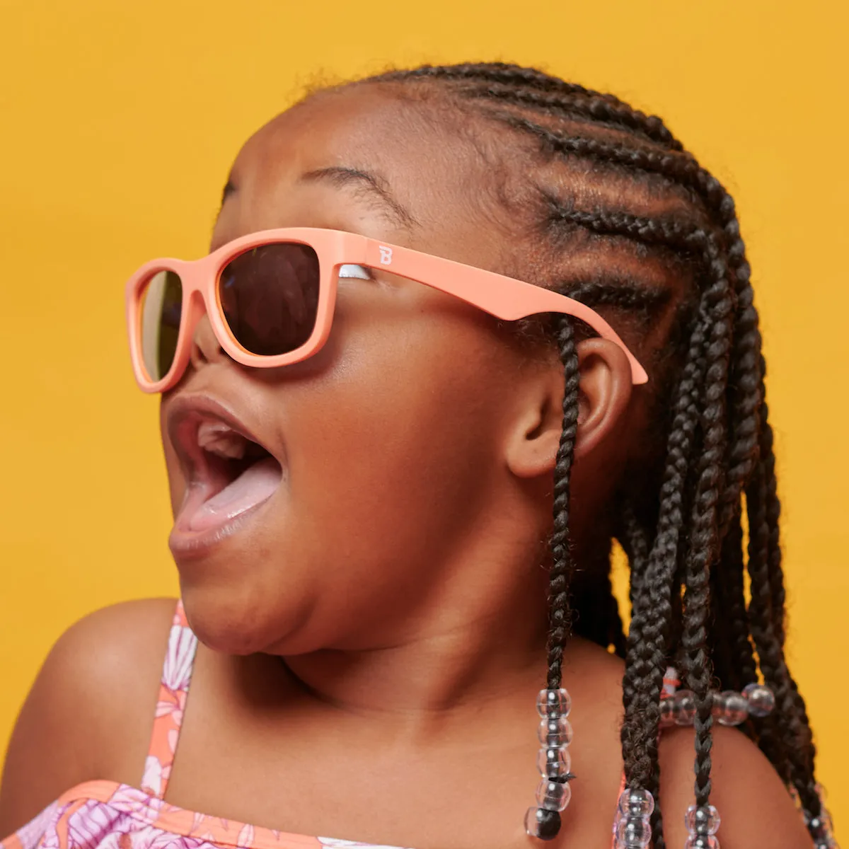 Perfectly Papaya Polarized Navigator | Peach Mirrored Lens sold by Babiators product image thumbnail 5