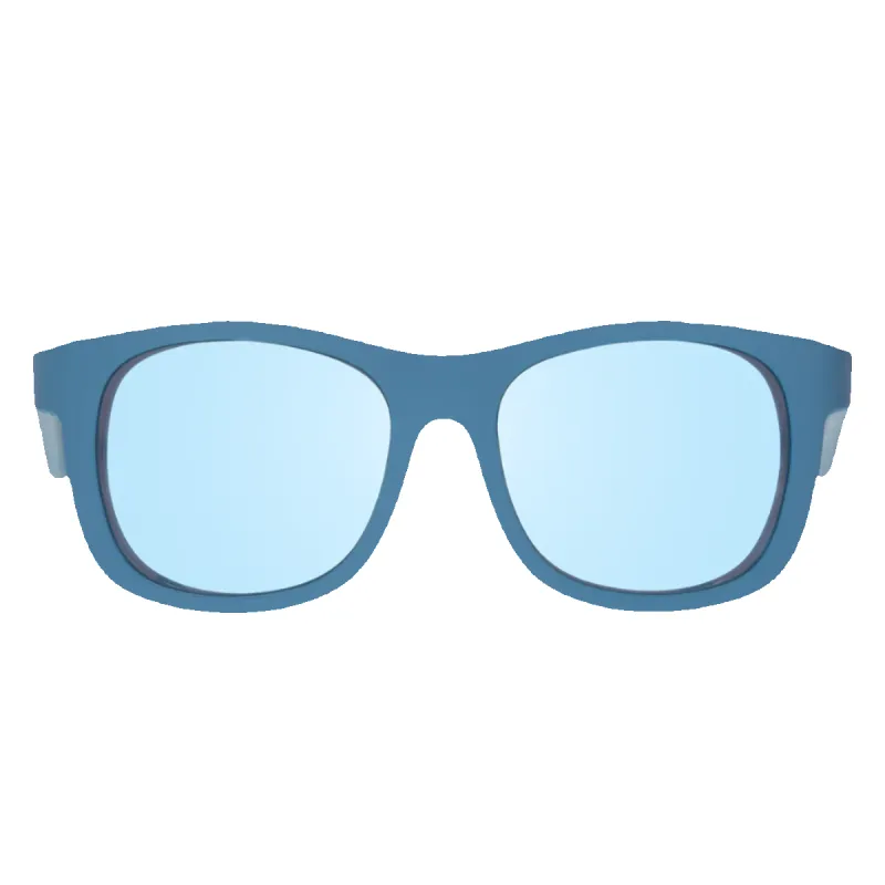 Midnight Blue Polarized Navigator | Light Blue Mirrored Lens sold by Babiators