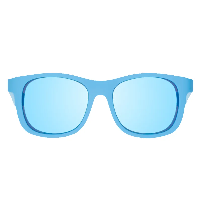 Glacial Blue Polarized Navigator | Blue Mirrored Lens sold by Babiators