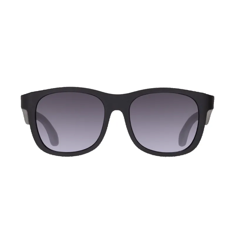 Jet Black Navigator | Polarized Smoke Lenses sold by Babiators