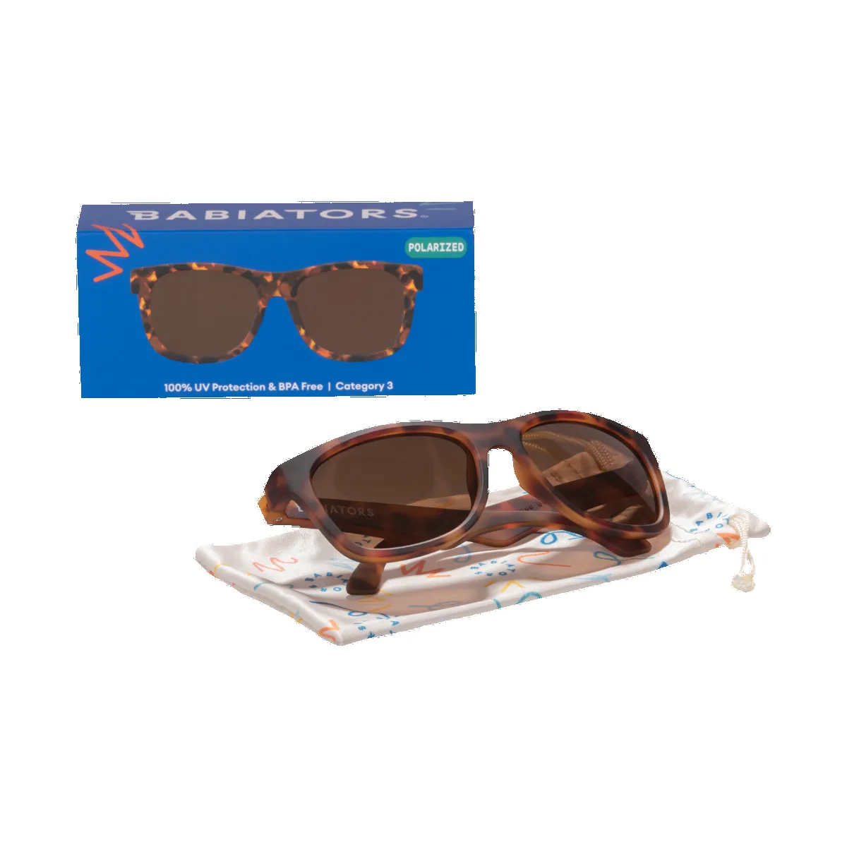 Classic Tortoise Navigator | Polarized Amber Lenses sold by Babiators product image thumbnail 4
