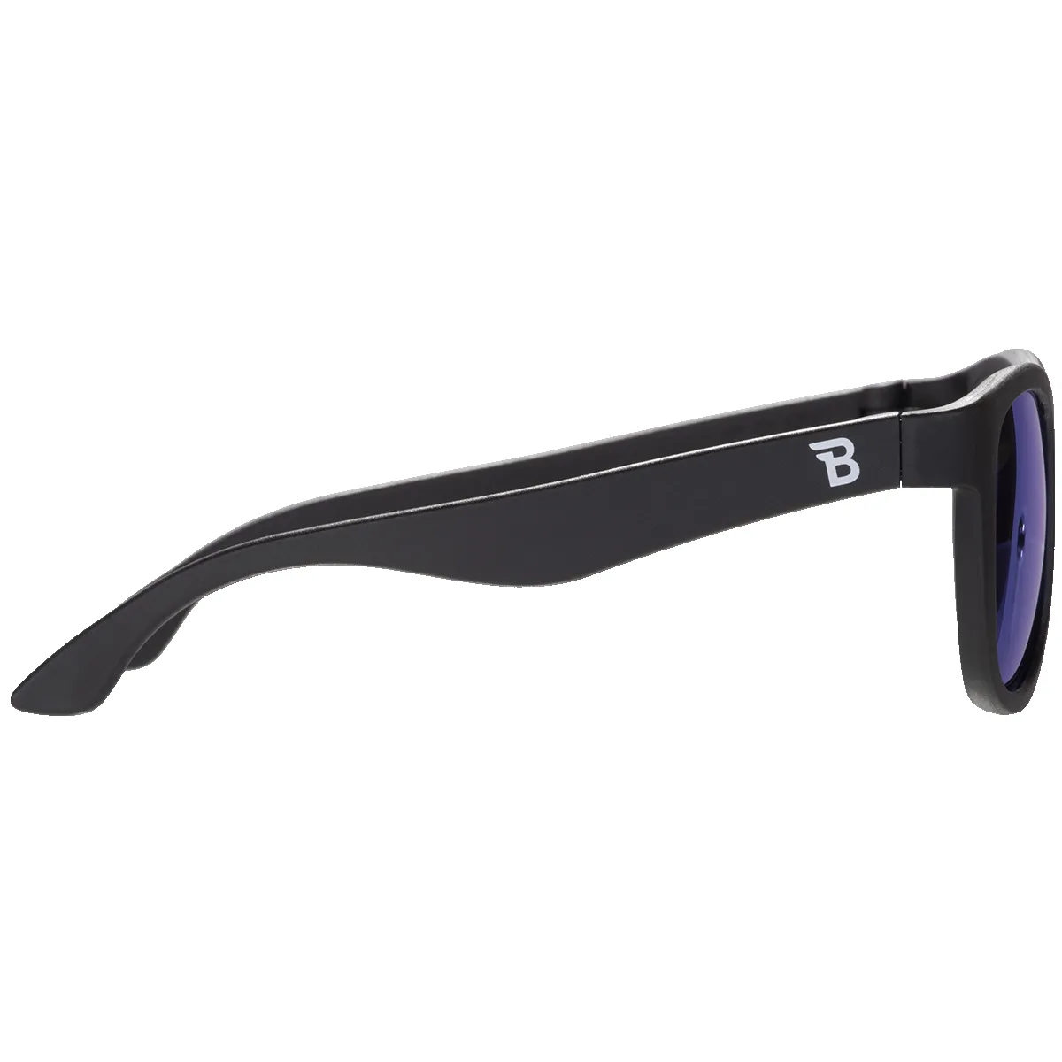 Jet Black Polarized Navigator | Cobalt Mirrored Lens sold by Babiators product image thumbnail 3