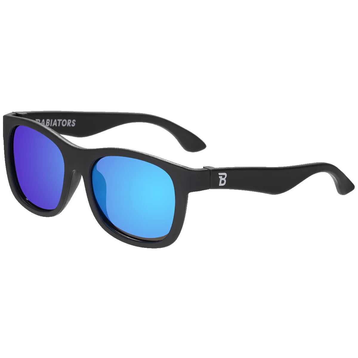 Jet Black Polarized Navigator | Cobalt Mirrored Lens sold by Babiators product image thumbnail 2