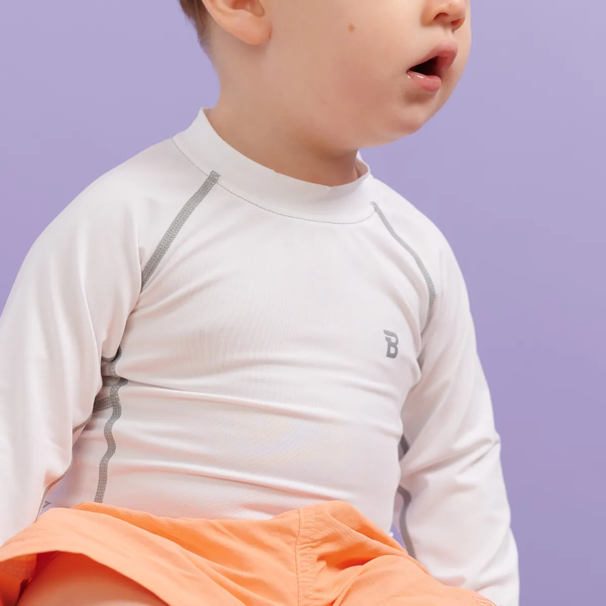 UPF 50+ Performance Shirt | Cool White sold by Babiators product image thumbnail 5