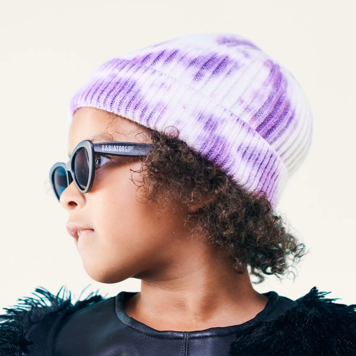 Purple Tie-Dye Beanie sold by Babiators product image thumbnail 5