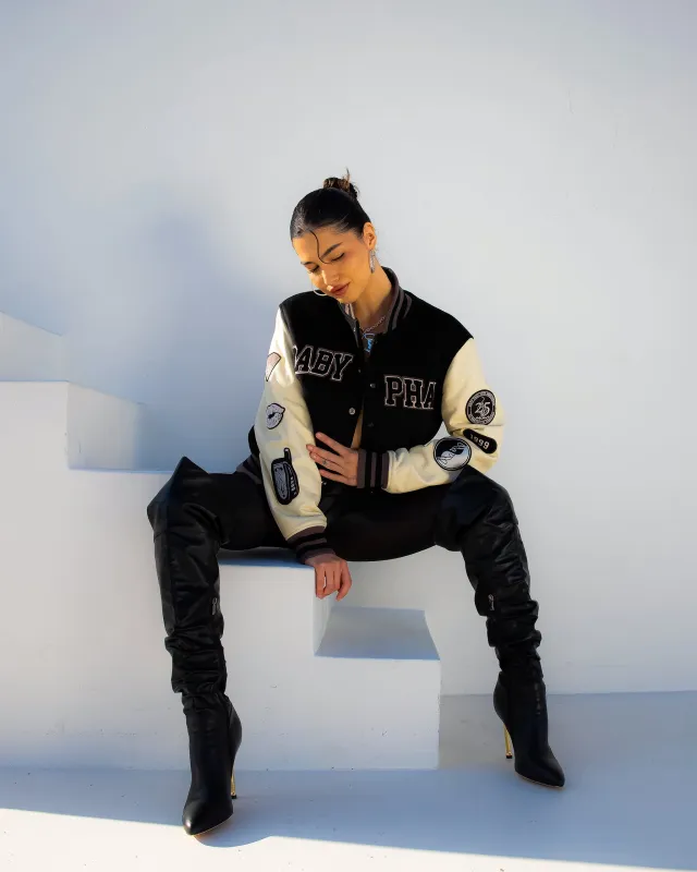 Anniversary Varsity Jacket made by Baby Phat