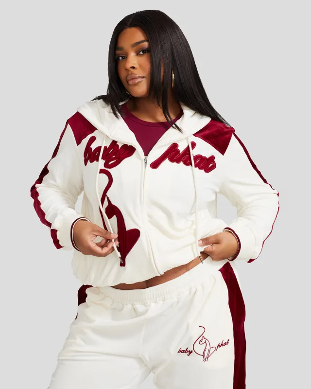 Heritage Zip Up Hoodie made by Baby Phat