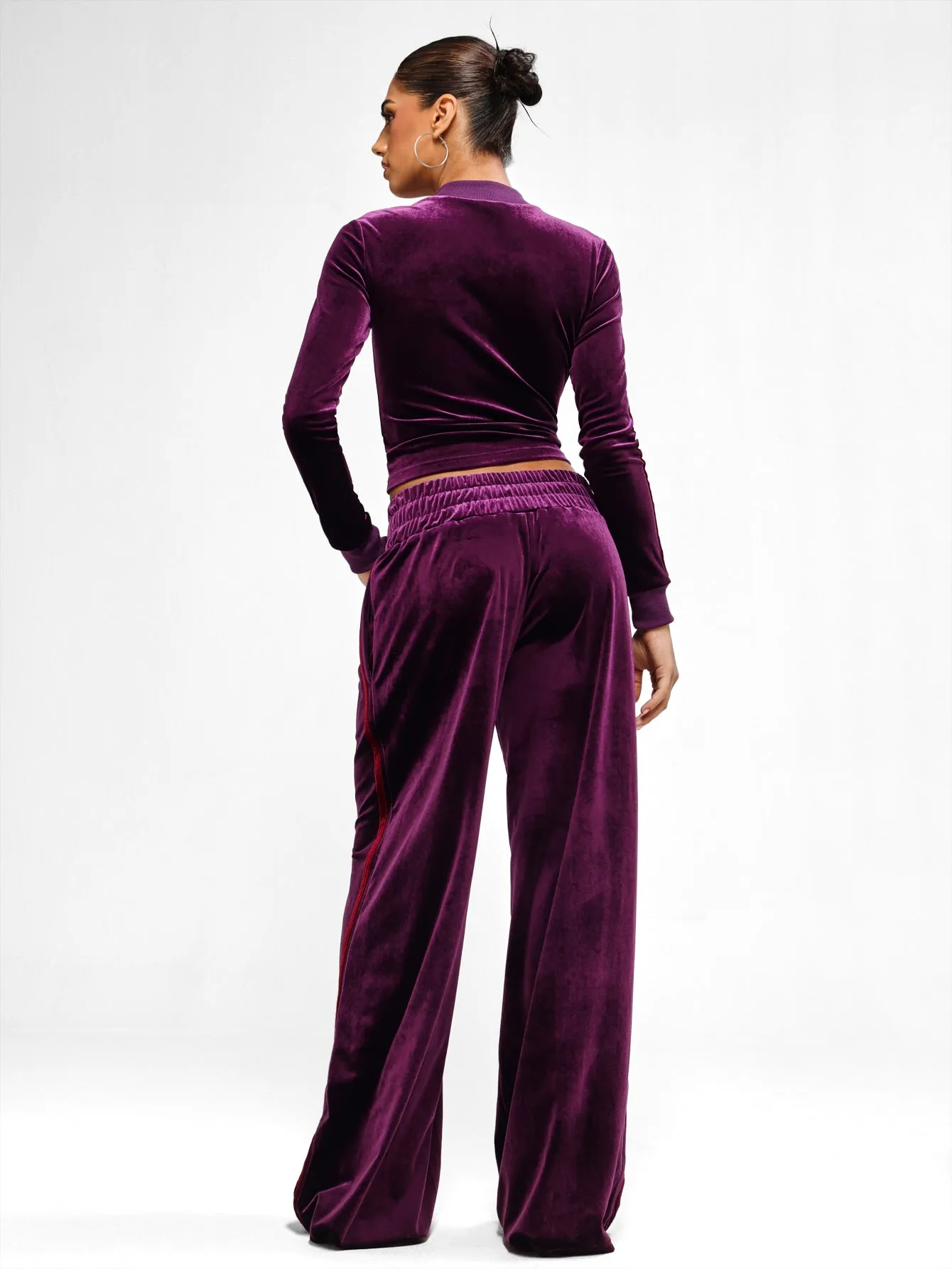 Velour Wide Leg Track Pants sold by Baby Phat product image thumbnail 2