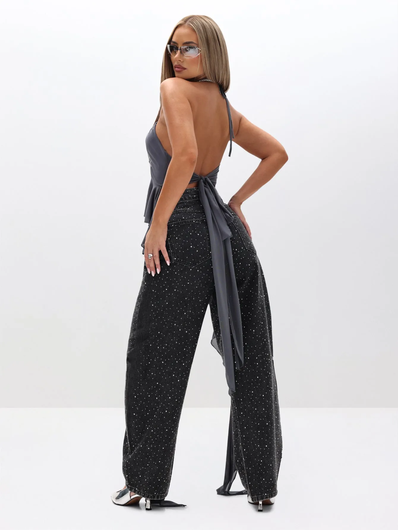 Rhinestone Barrel Jeans sold by Baby Phat product image thumbnail 2