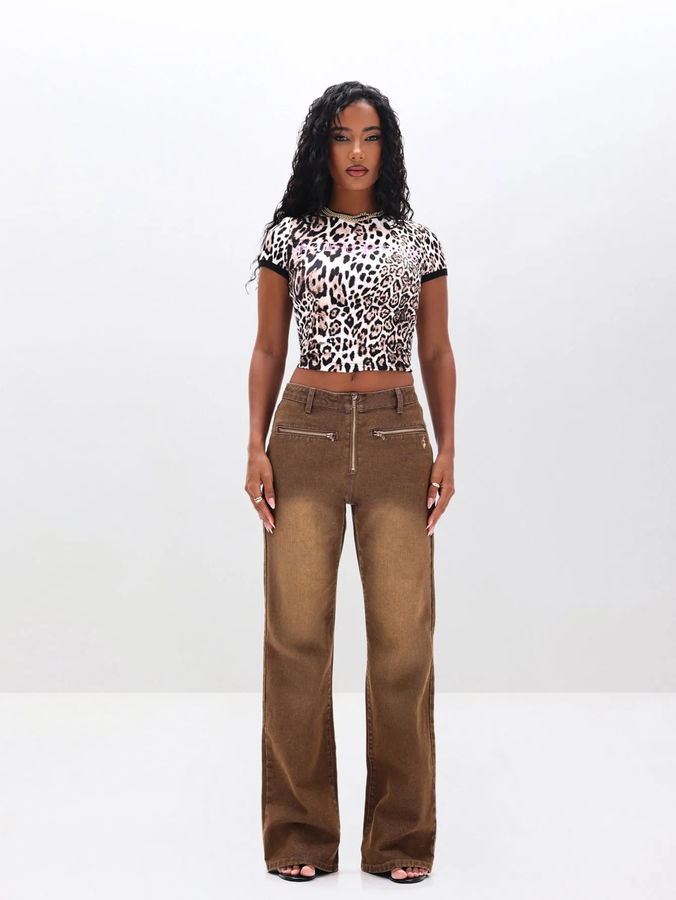 Bootcut Flare Jeans With Rhinestones sold by Baby Phat product image thumbnail 4