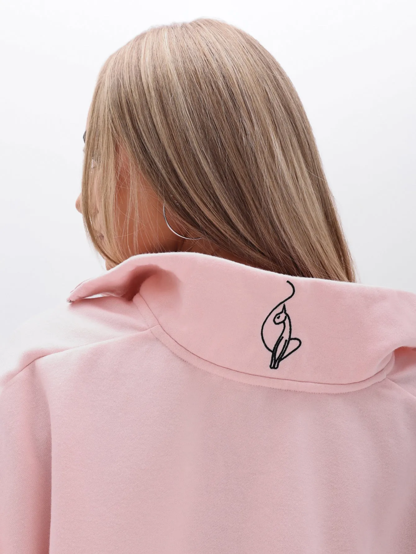 Oversized High Neck Zip Up Sweatshirt sold by Baby Phat product image thumbnail 5