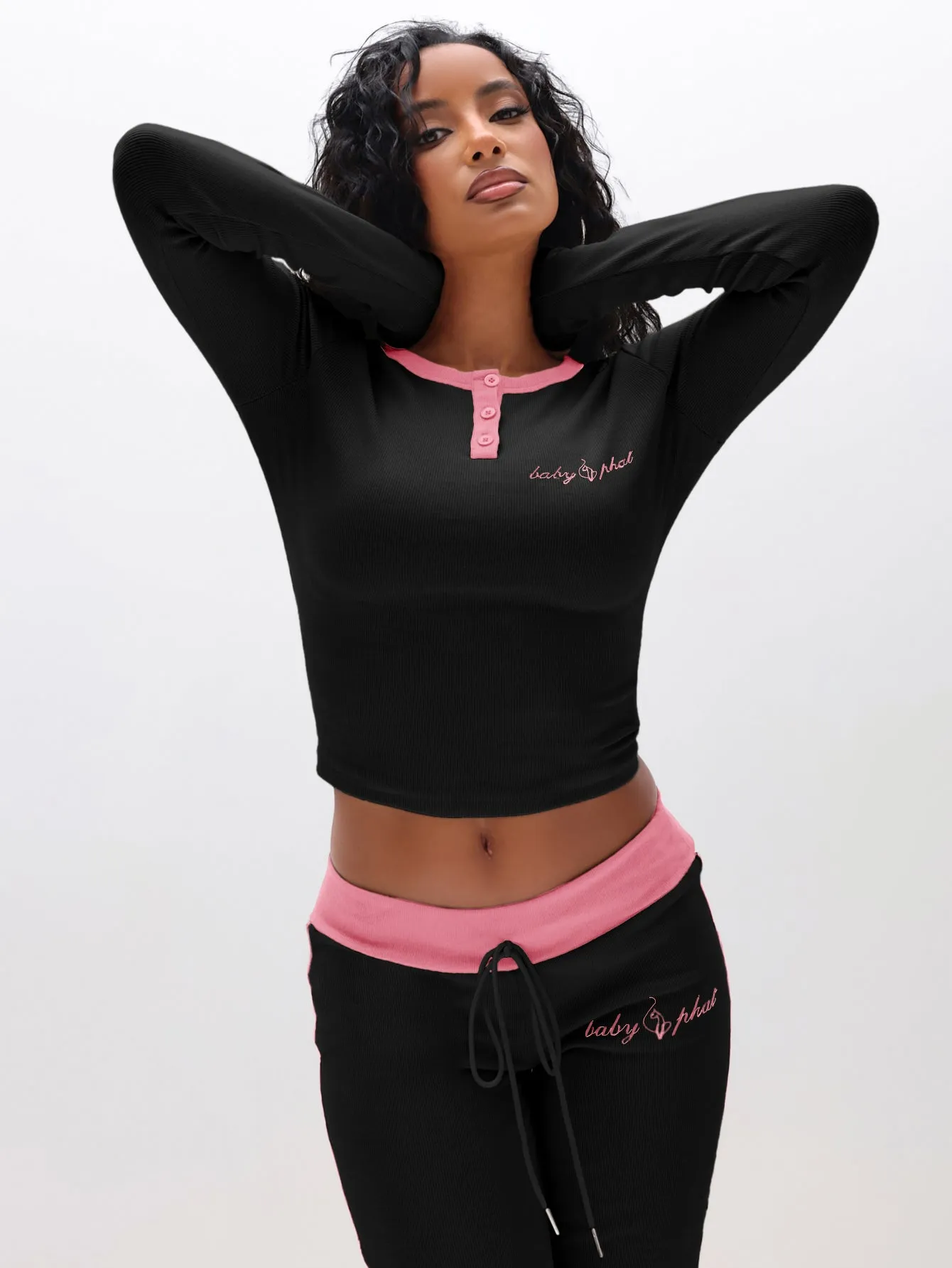 Contrast Trim Henley Top sold by Baby Phat product image thumbnail 3