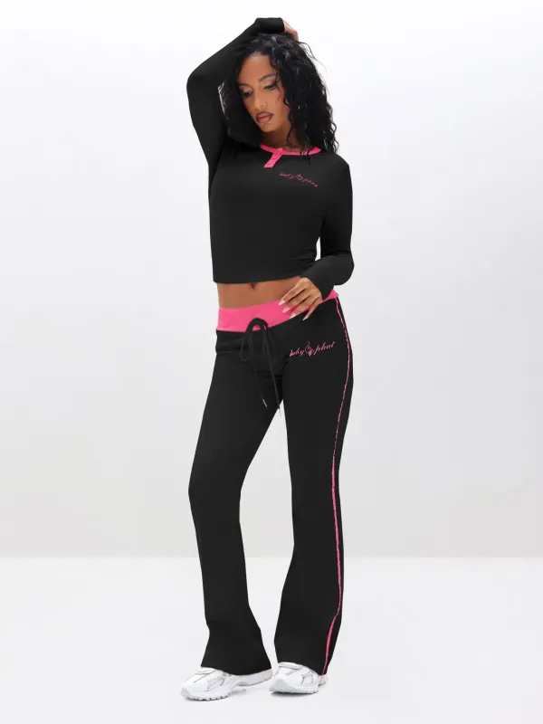 Contrast Trim Bootcut Pant sold by Baby Phat