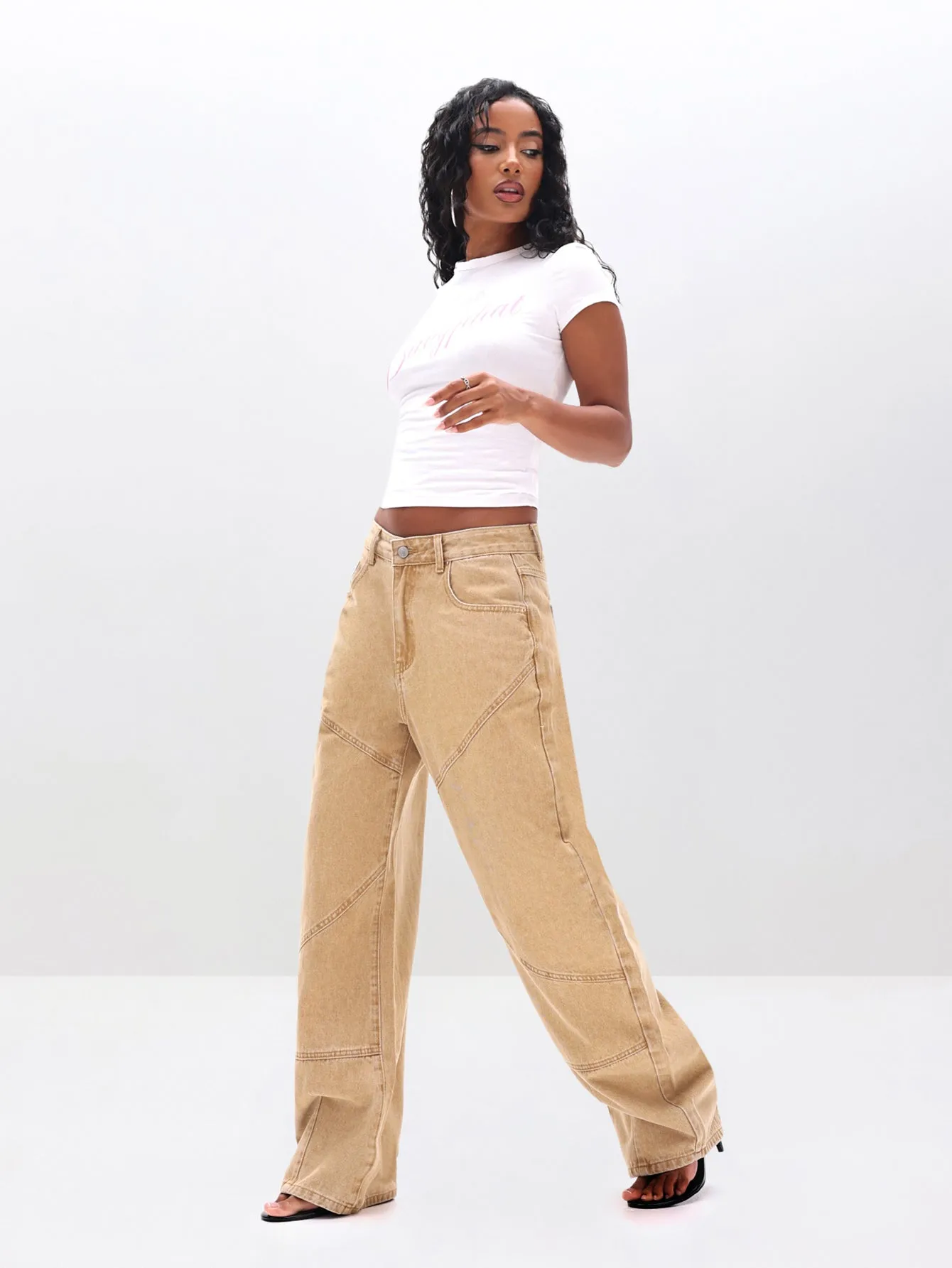Barrel Jeans with Paneling sold by Baby Phat product image thumbnail 4