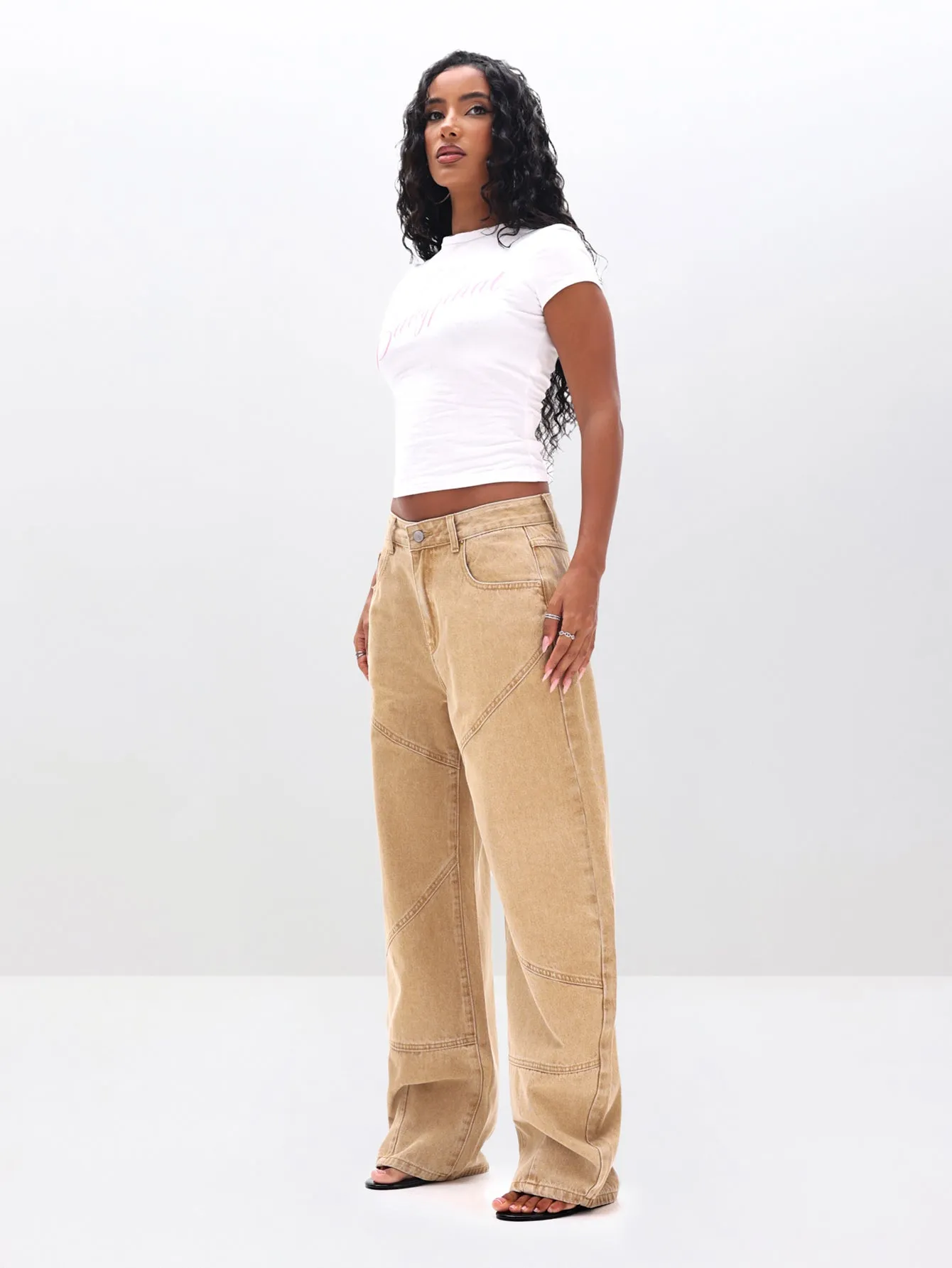 Barrel Jeans with Paneling sold by Baby Phat product image thumbnail 2