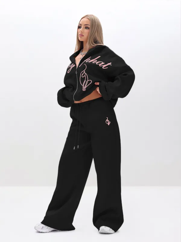 Baggy Sweatpants With Appliqué made by Baby Phat