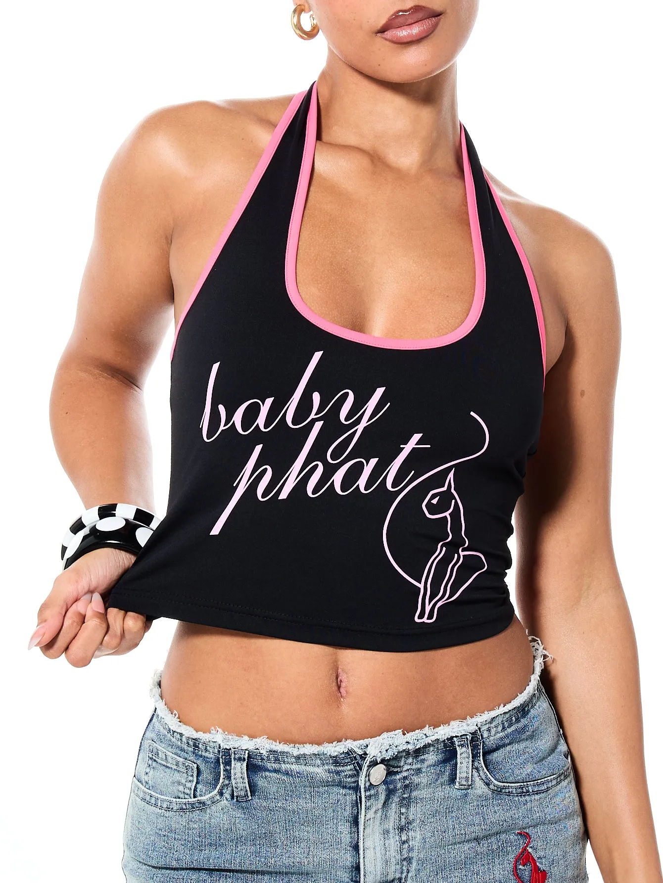 Halter Top with Contrast Details sold by Baby Phat