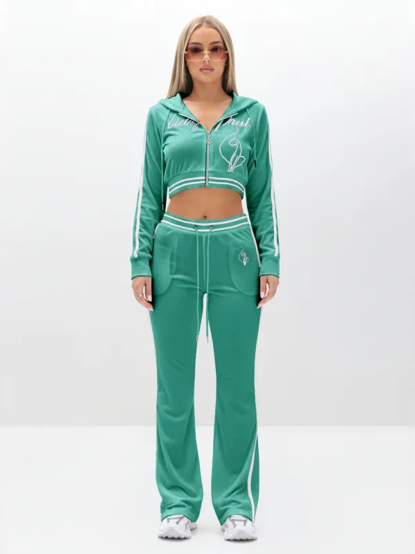 Slim Fit Velour Bootcut Pant made by Baby Phat