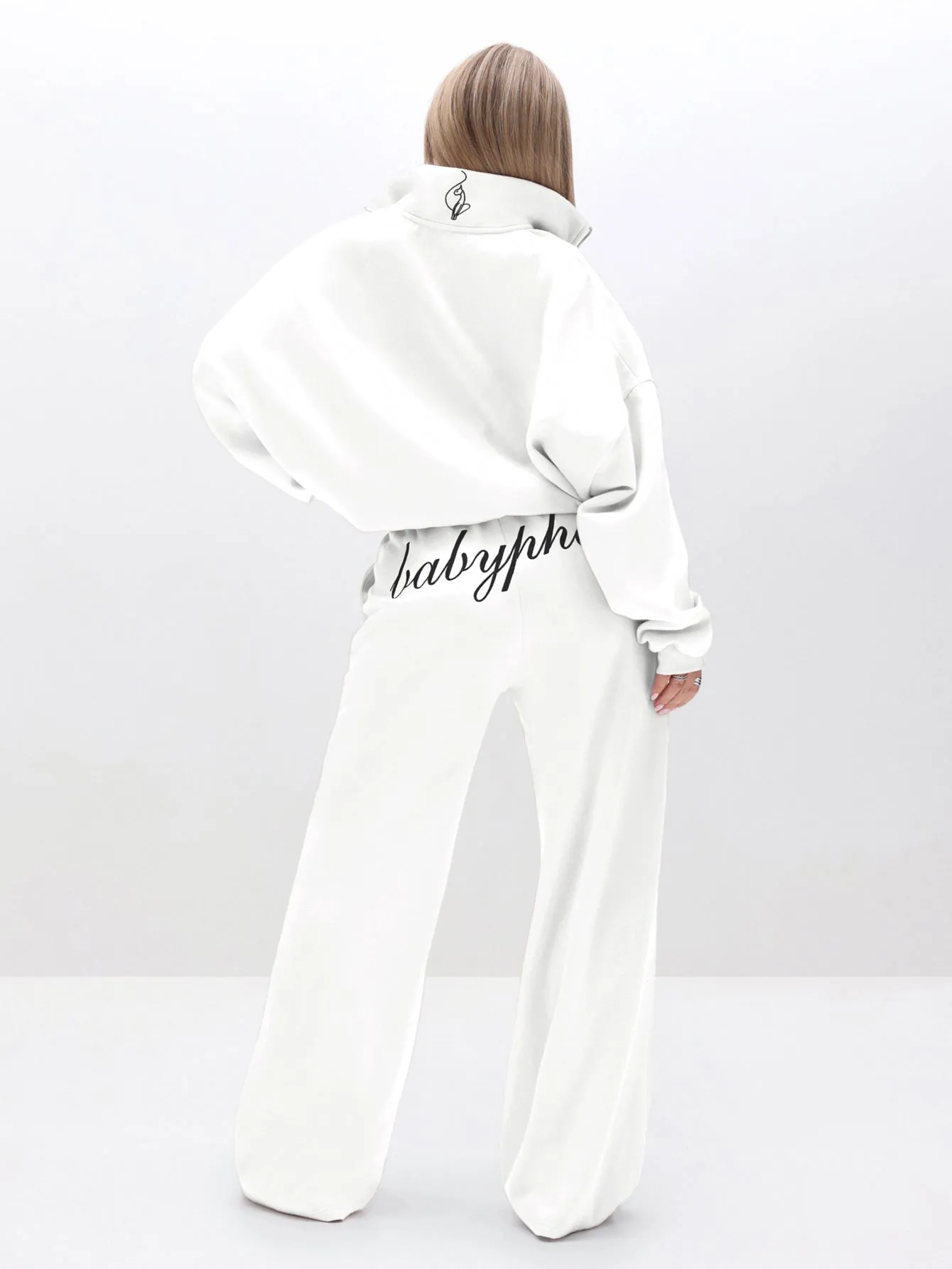 Oversized High Neck Zip Up Sweatshirt sold by Baby Phat product image thumbnail 4