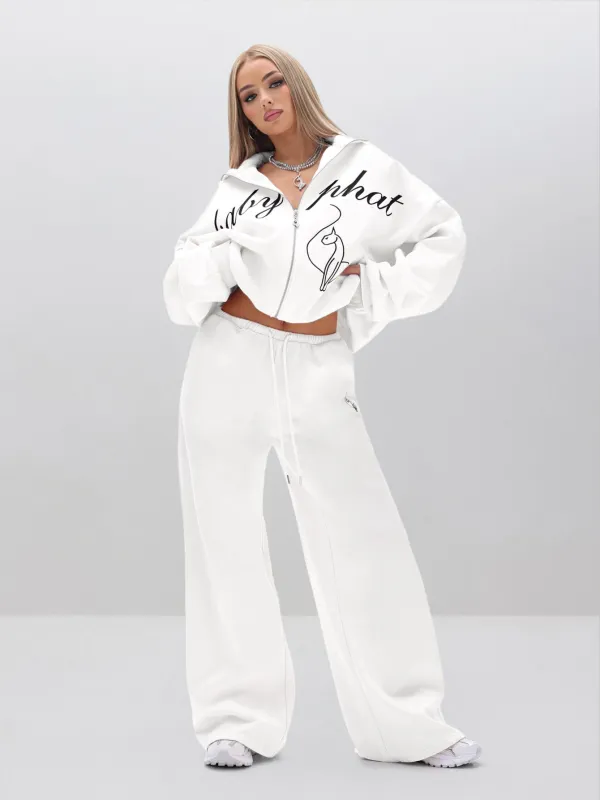 Baggy Sweatpants With Appliqué made by Baby Phat