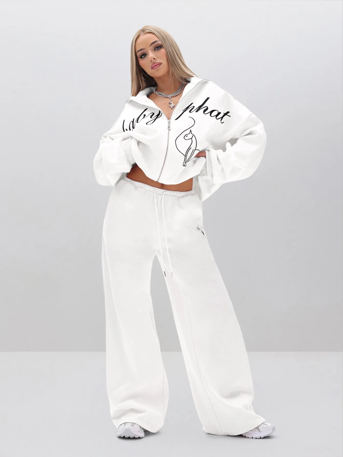 Baggy Sweatpants With Appliqué sold by Baby Phat