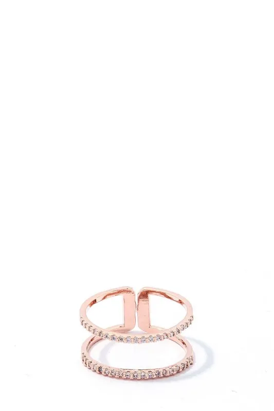 Chic Princess Rhinestone Zirconia Ring sold by Back2Basics