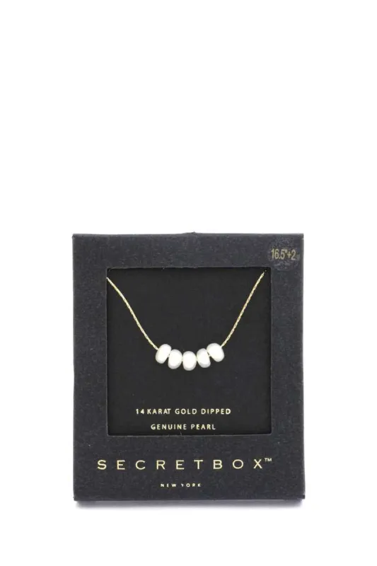 Secret Box Genuine Pearl Necklace sold by Back2Basics