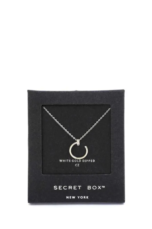 Secret Box Nail Charm Necklace sold by Back2Basics