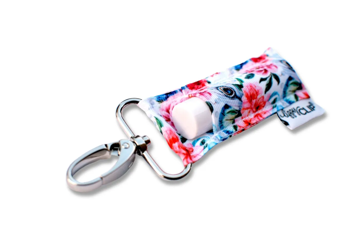 LippyClip® White Peacock Floral sold by Back2Basics