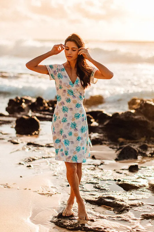 Akela Wrap Dress Handmade in Hawaii sold by Back2Basics