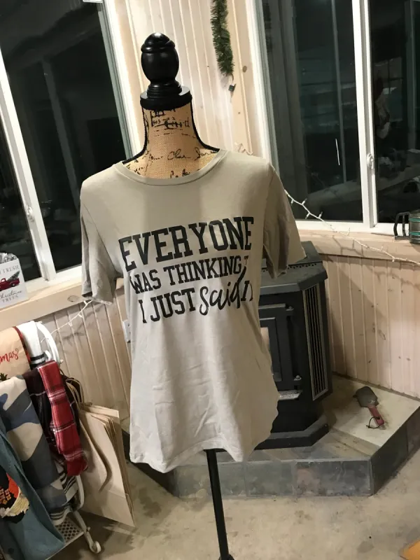 Everyone Was Thinking It sold by Back2Basics