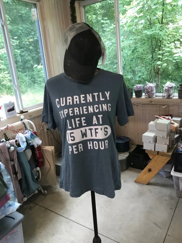 Currently Experiencing Life at 15 WTF'S Per Hour sold by Back2Basics