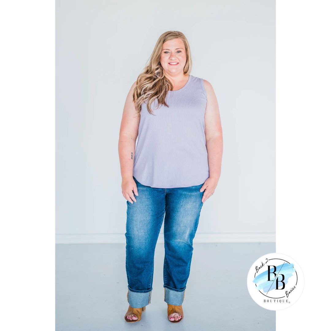 Mid-Rise Non-distressed Dark Wash Boyfriend Jeans with Lycra sold by Back2Basics product image thumbnail 5