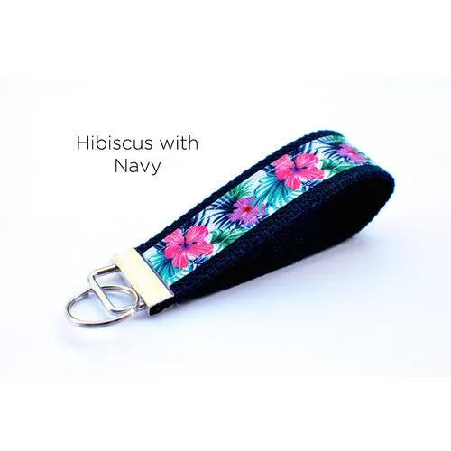 LippyClip® Keychain -Pink and Purple Hibiscus sold by Back2Basics