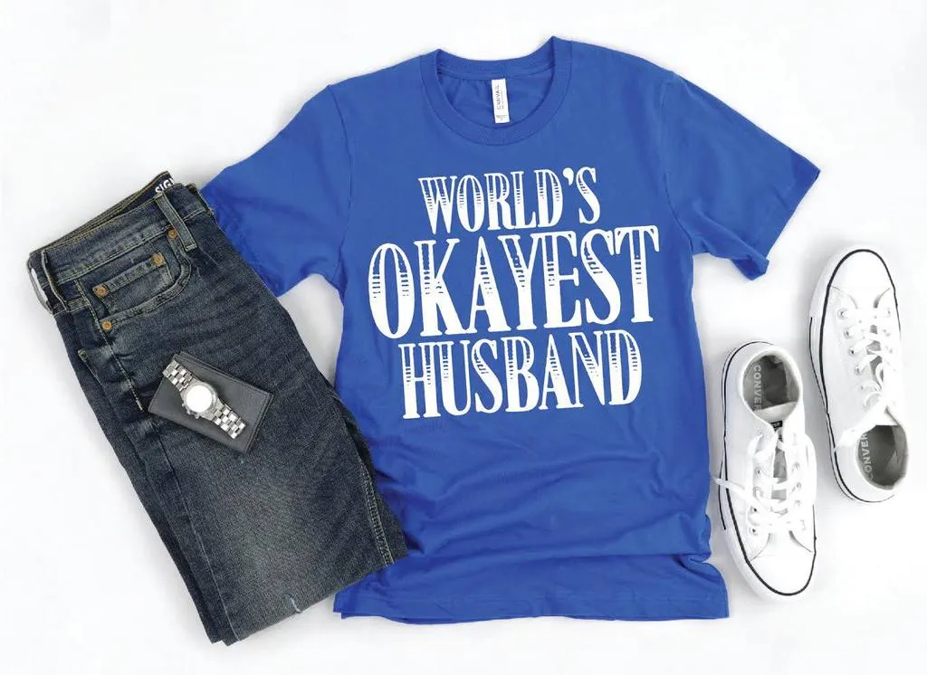 World's Okayest Husband sold by Back2Basics product image thumbnail 2