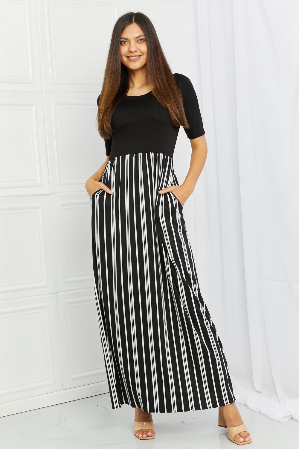 Celeste Essential Full Size Maxi Dress sold by Back2Basics product image thumbnail 7
