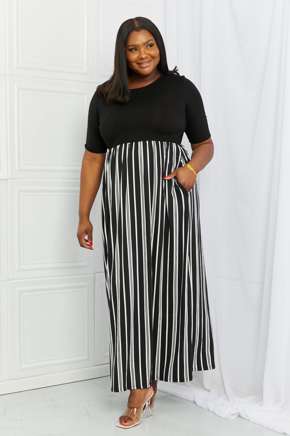 Celeste Essential Full Size Maxi Dress sold by Back2Basics