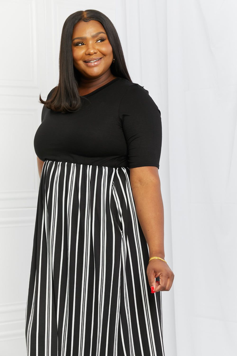 Celeste Essential Full Size Maxi Dress sold by Back2Basics product image thumbnail 5